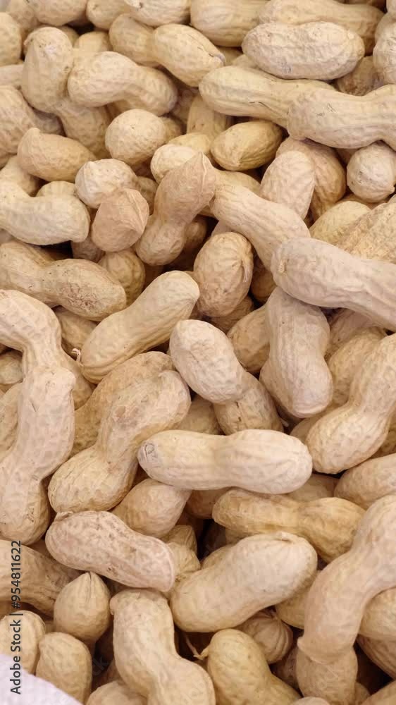 Shelled peanuts at a traditional Italian market Shelled peanuts at a traditional Italian market