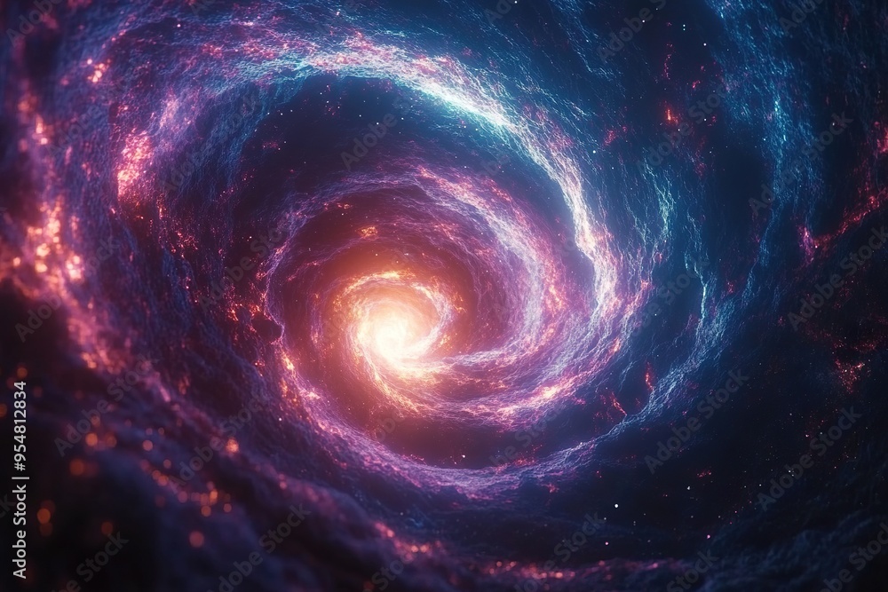 Massive Black Hole Distorting Space Time Massive Black Hole Distorting Space Time