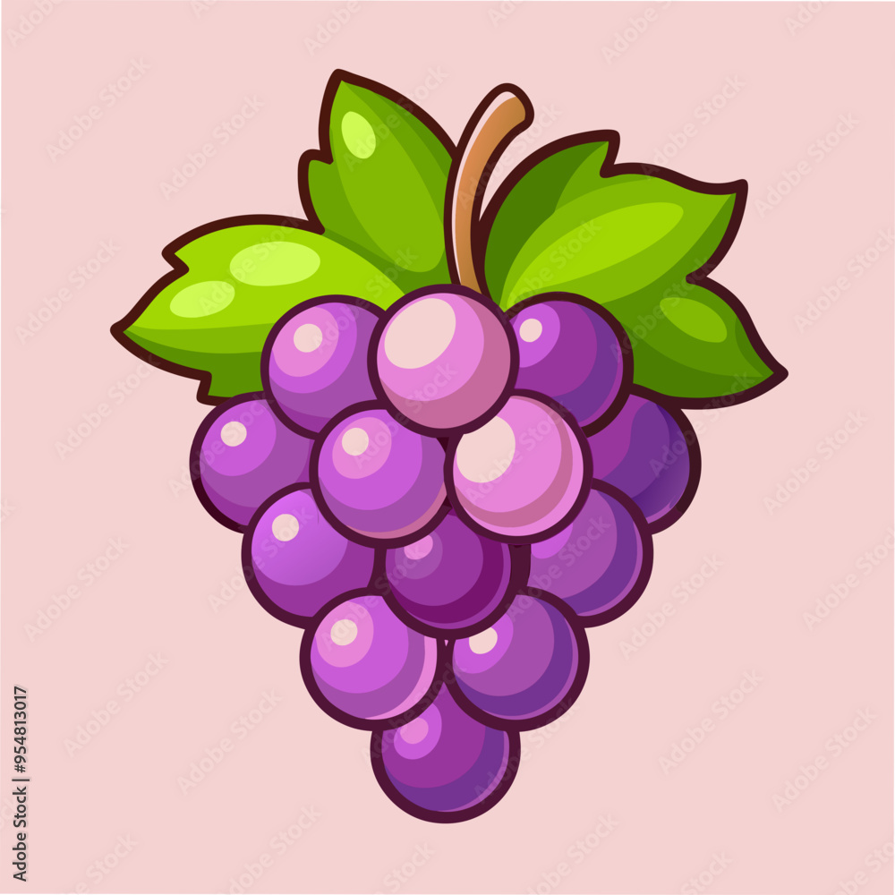 Grape Vector Illustration for Creative Projects Grape Vector Illustration for Creative Projects