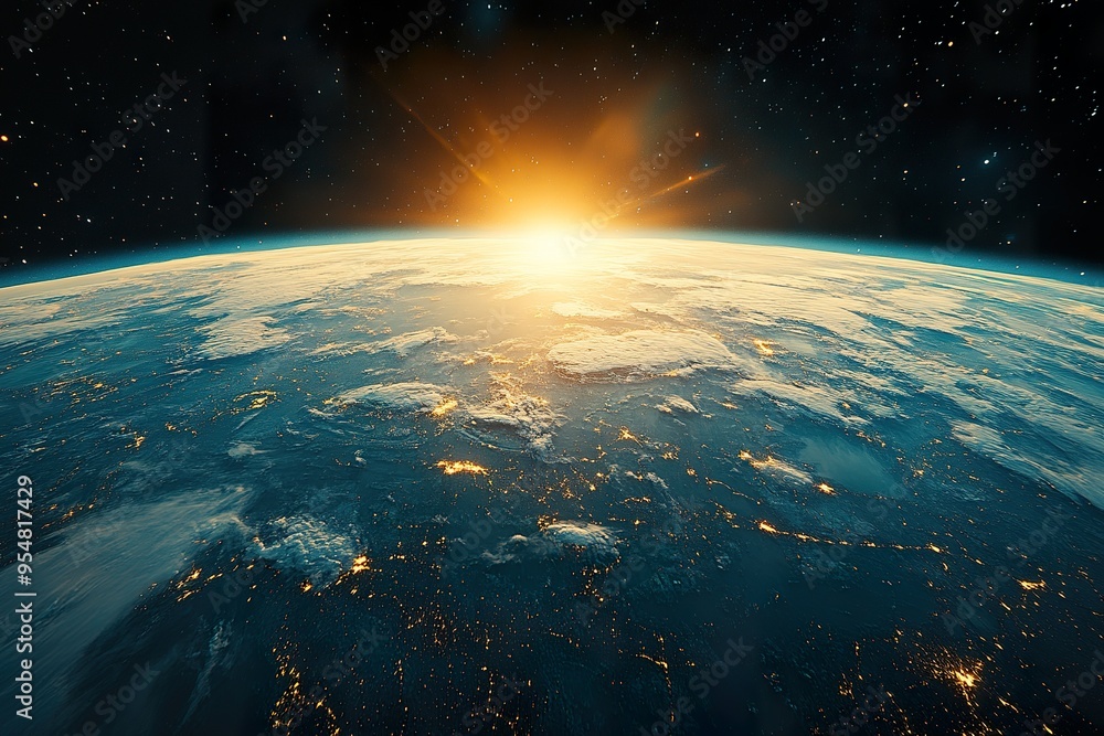 The Majestic Earth Seen from Space The Majestic Earth Seen from Space