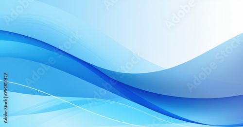 A smooth, flowing abstract background in shades of blue, ideal for digital designs and presentations.