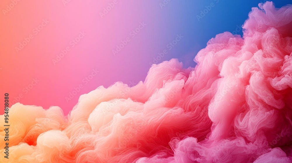Soft gradient with cloud-like shapes, abstract background, dreamy and light Soft gradient with cloud-like shapes, abstract background, dreamy and light
