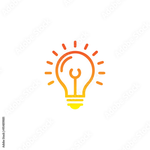 light bulb logo, Light bulb icon, Light bulb vector,  lightning bolt logo. Thunderbolt icon, Flash Thunderbolt Energy Power Logo vector , electric power logo, northern power, energy symbol, electric l