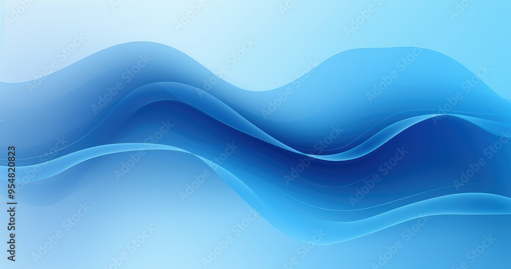 A smooth gradient design featuring flowing waves in various shades of blue, ideal for backgrounds and digital projects. A smooth gradient design featuring flowing waves in various shades of blue, ideal for backgrounds and digital projects.