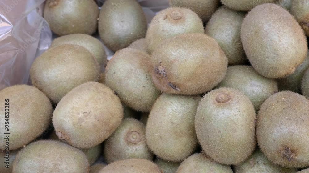 Kiwis on display at an Italian market stall Kiwis on display at an Italian market stall