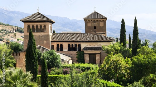 41. **Show the Alhambra Palace in Granada with its intricate Moorish architecture and beautiful gardens.**