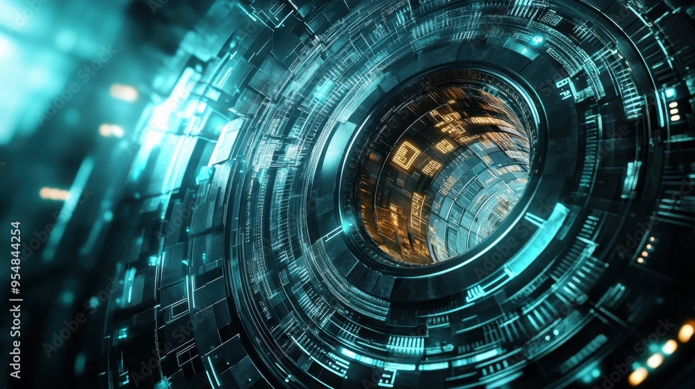 A digital vault securing investment assets with modern technology and security measures A digital vault securing investment assets with modern technology and security measures