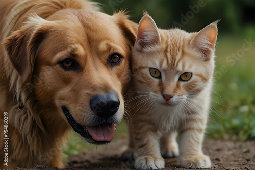 dog with cat