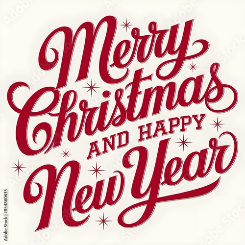 merry christmas lettering