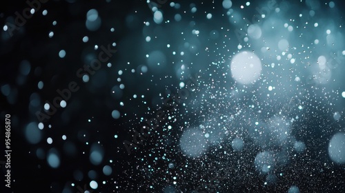 Wallpaper Mural Rain falling gently against a dark background, with droplets forming patterns as they land, a soothing and serene ambiance Torontodigital.ca