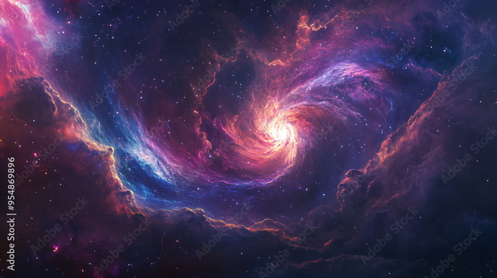 Celestial Symphony A grand view of a colorful nebula Celestial Symphony A grand view of a colorful nebula