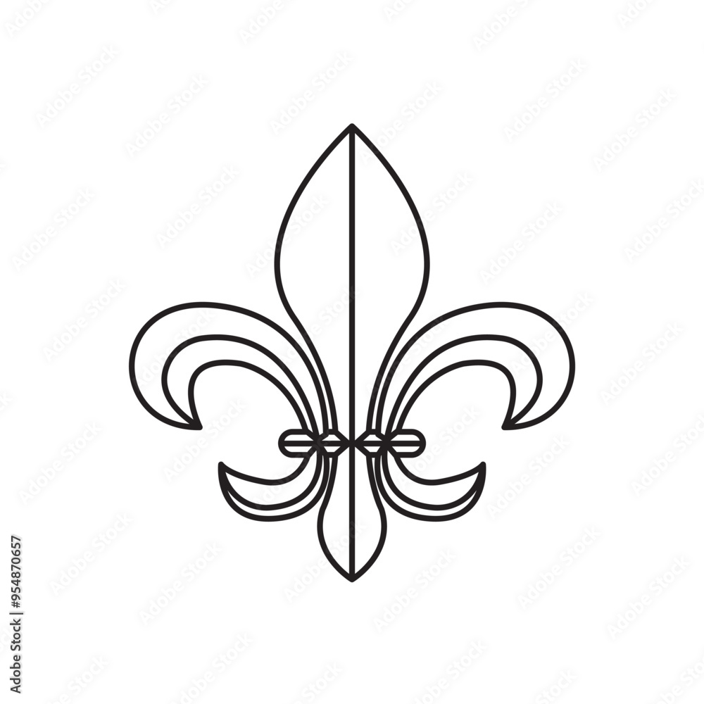 Fleur-de-lis symbol sign vector emoji Fleur-de-lis symbol sign vector emoji