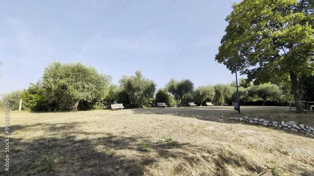 Parco di Villa Coppetti a Castelbellino nelle Marche in Italia Parco di Villa Coppetti a Castelbellino nelle Marche in Italia