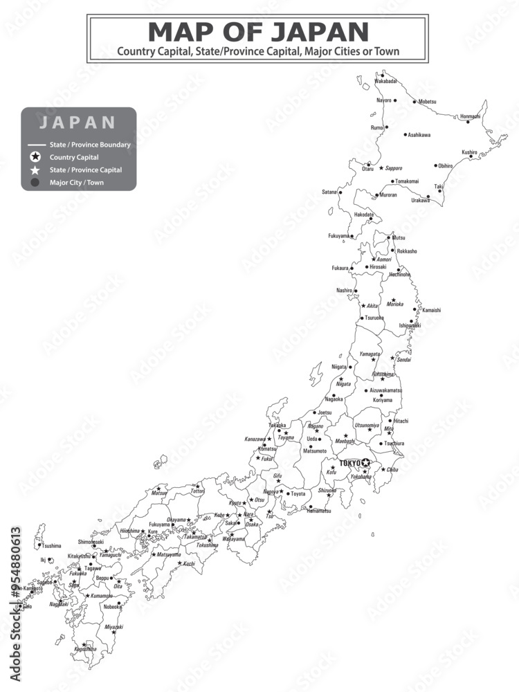 Geography politics map of countries. Map of country with capital, province or state capital, major cities and town. Geography politics map of countries. Map of country with capital, province or state capital, major cities and town.