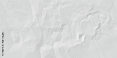 White crumpled paper texture . White wrinkled paper texture. White paper texture . White crumpled and top view textures can be used for background of text or any contents .