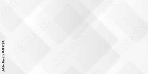 abstract modern geometric and creative concept with white boxes in white background. soft gray paper stripes as tiles formless volumetric pattern paper texture design. 3d rendering.