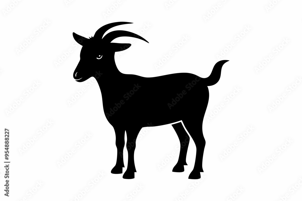 goat silhouette, dairy goat vector silhouette, baby goat silhouette goat silhouette, dairy goat vector silhouette, baby goat silhouette