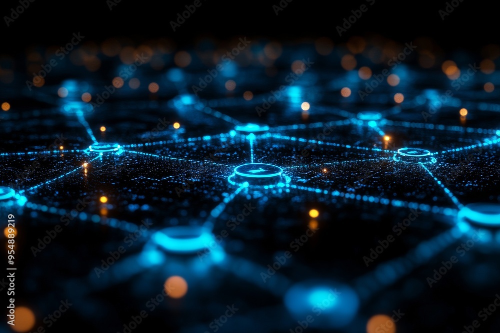 Network integration concept. Generative AI Network integration concept. Generative AI