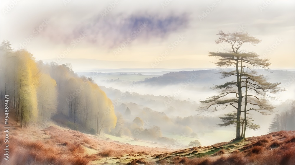 Fototapeta premium fog in the mountains