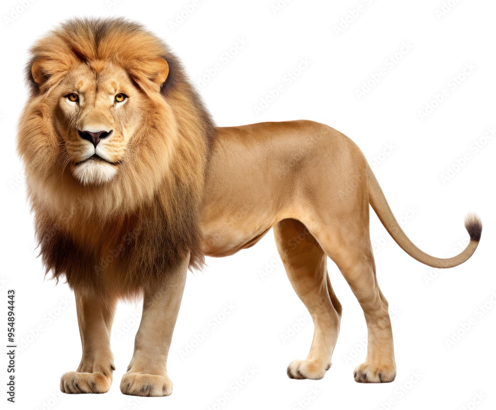 Obraz premium PNG Wildlife mammal animal lion.