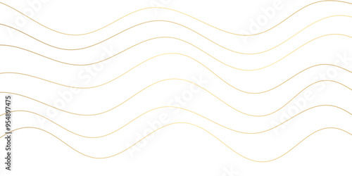 Complex Interactions of Vector Lines and Curves Creating Abstract Waves and Stroke Patterns