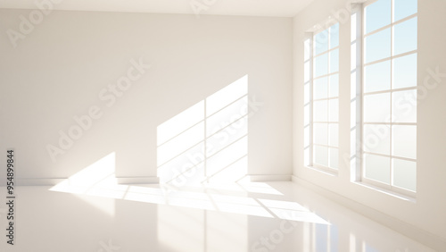 Empty room. Large bright ap...