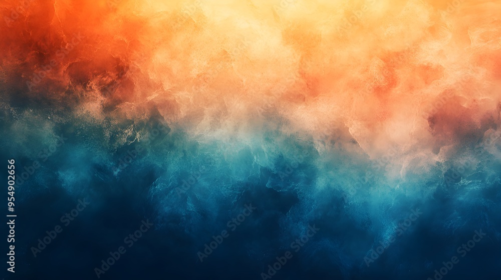 Captivating Cool to Warm Gradient Blending Harmonious Atmospheric Abstract Art Captivating Cool to Warm Gradient Blending Harmonious Atmospheric Abstract Art