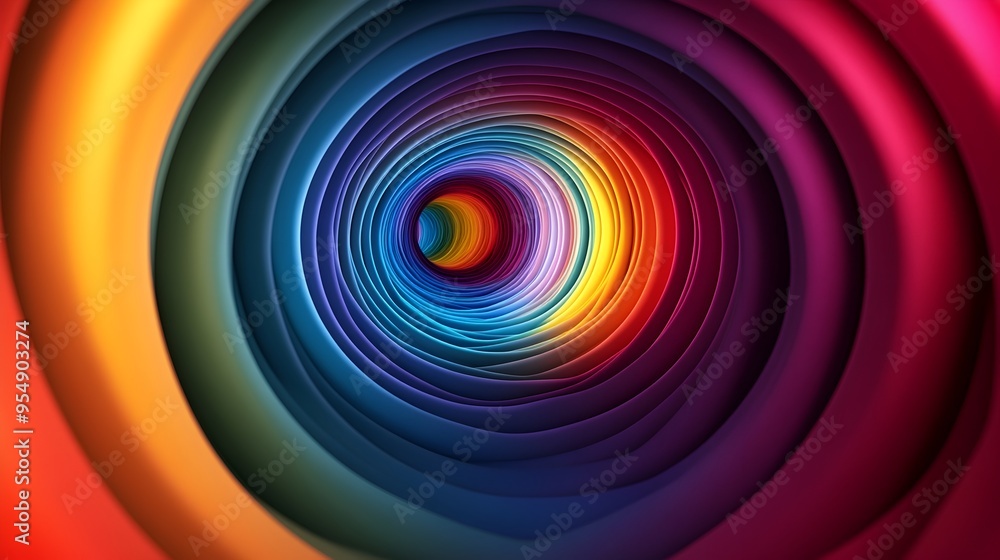 Dynamic Kinetic Color Wheel Design with Rotating Segments Creating Sense of Motion Dynamic Kinetic Color Wheel Design with Rotating Segments Creating Sense of Motion