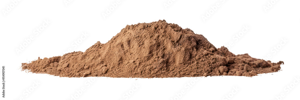 PNG Powder soil sand white background.