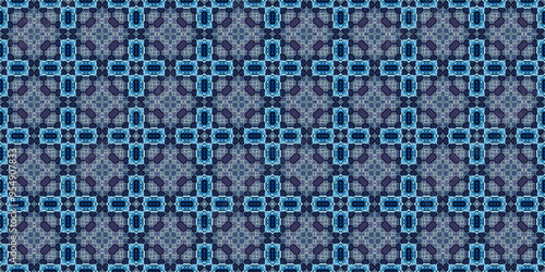 seamless carpet pattern. Kaleidoscope art texture