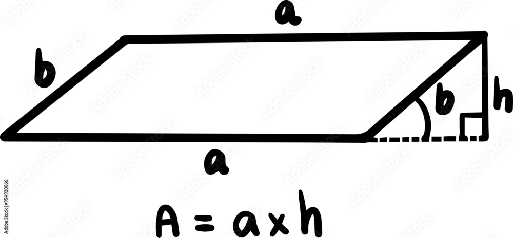 Geometry formulas area parallelogram Geometry formulas area parallelogram