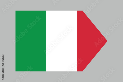 Free Download Italy flag sign, National Italy flag, Italian flag, Vector Illustration
 - GFXLoad