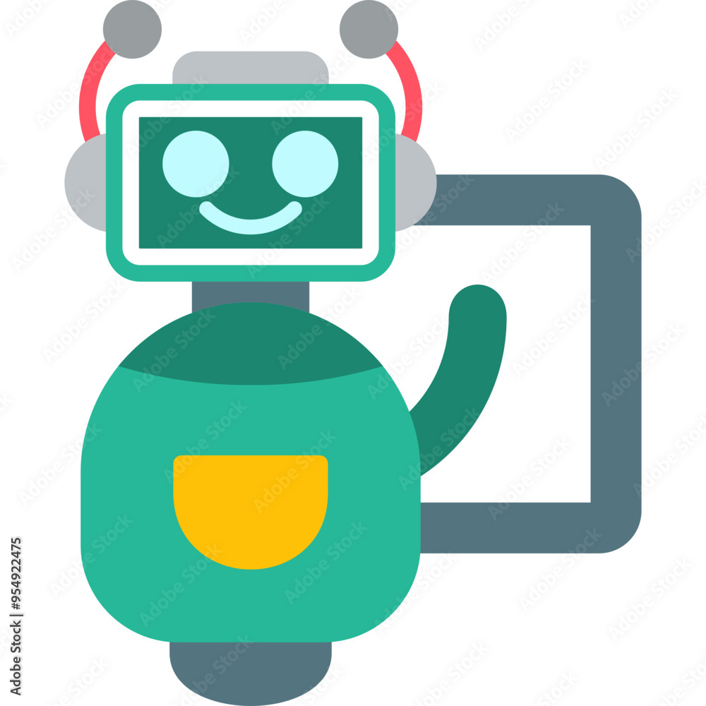 Naklejka premium Bot Icon