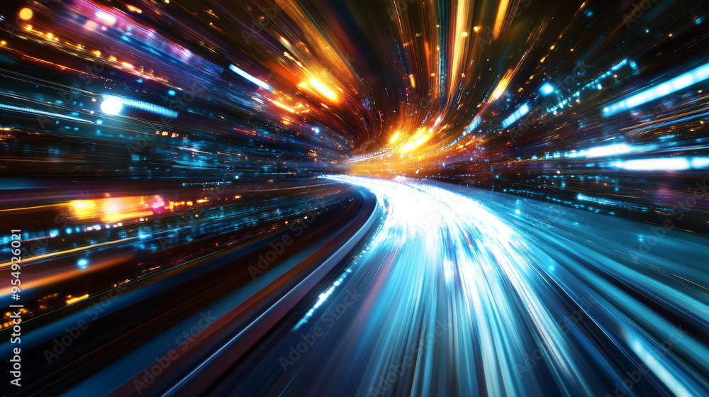Fototapeta premium Technology screen background