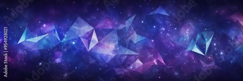 Abstract cosmos background. Space and galaxy concept banner