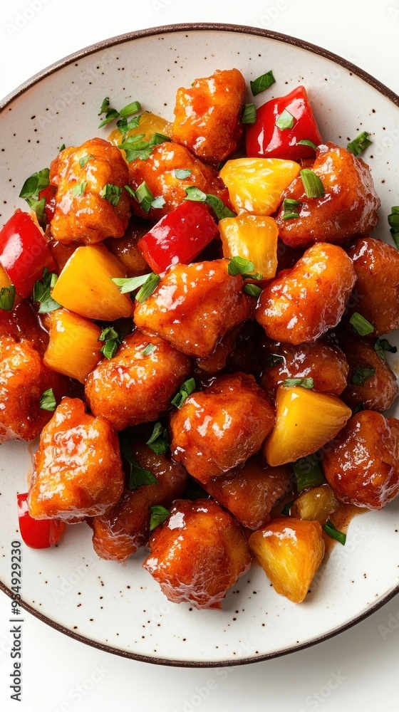 Sweet and Sour Chicken with Pineapple and Bell Peppers Sweet and Sour Chicken with Pineapple and Bell Peppers