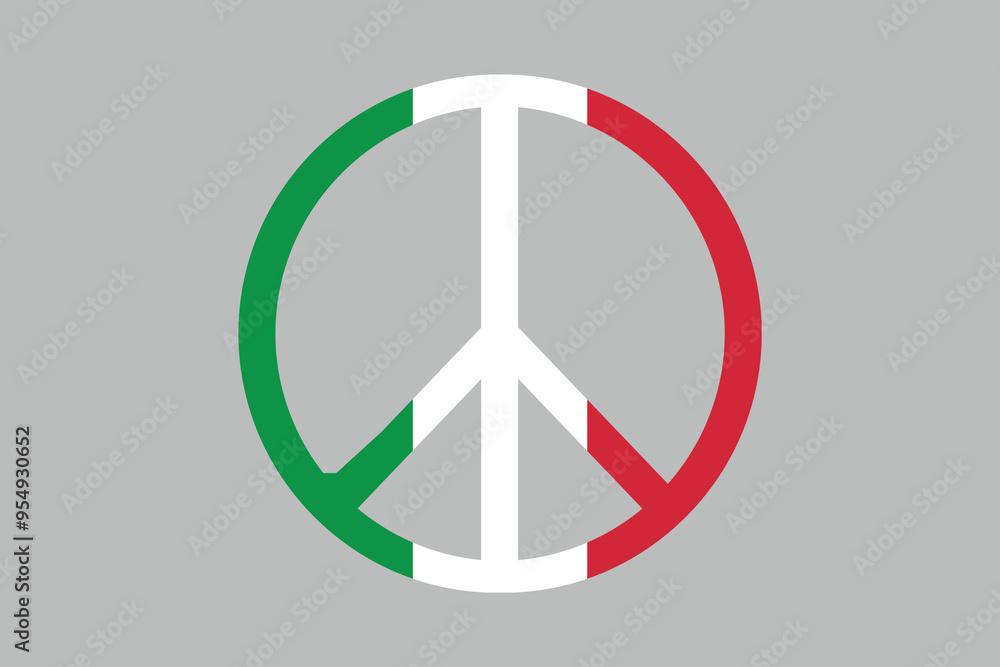 Peace for Italy with flag, Vector flag of Italy, italian flag, vector illustration
Peace for Italy with flag, Vector flag of Italy, italian flag, vector illustration