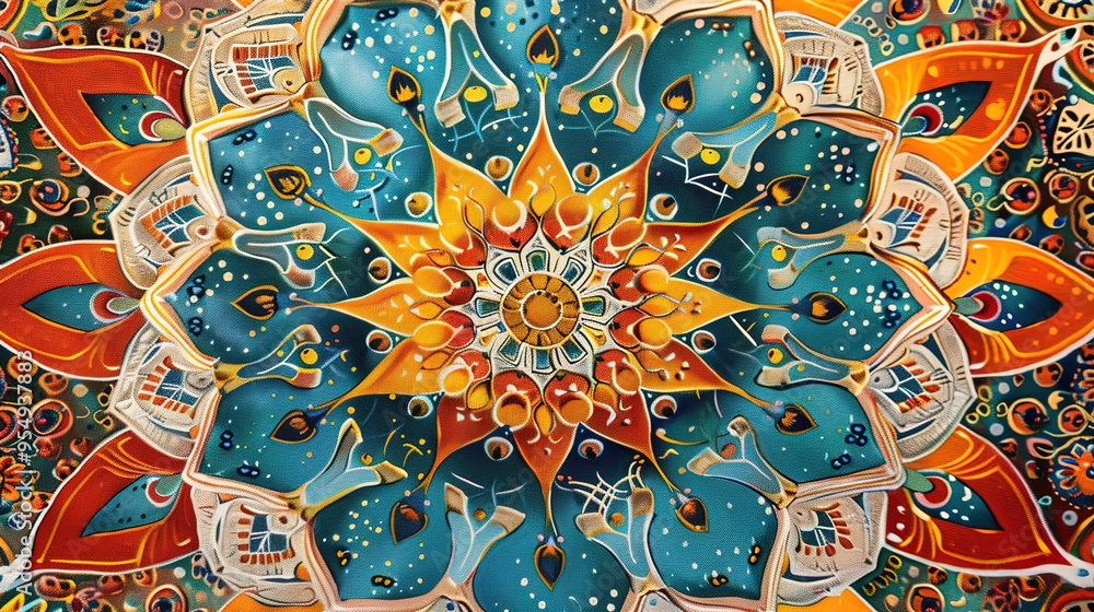 Mandala pattern wallpaper Mandala pattern wallpaper