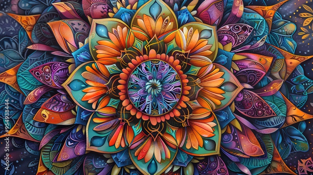 Mandala pattern wallpaper Mandala pattern wallpaper