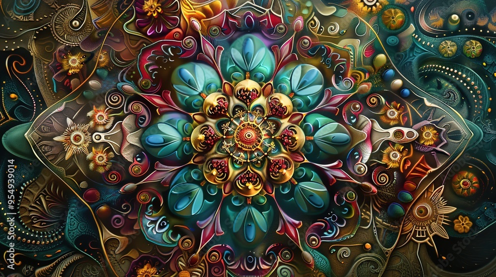 Mandala pattern wallpaper Mandala pattern wallpaper