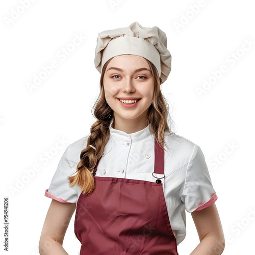 portrait of a female chef photo