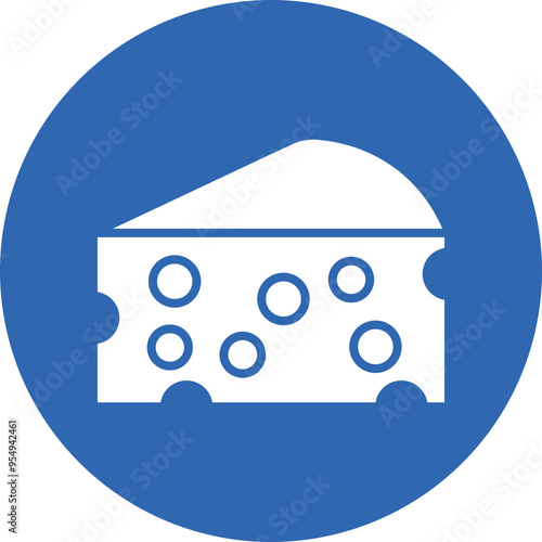Delicatessen glyph circle icon