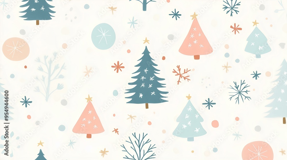 christmas tree with snowflakes background christmas tree with snowflakes background