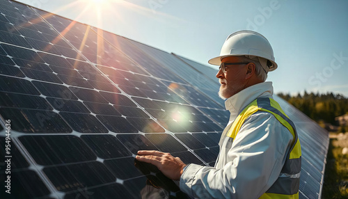 Inspecting Solar Panels