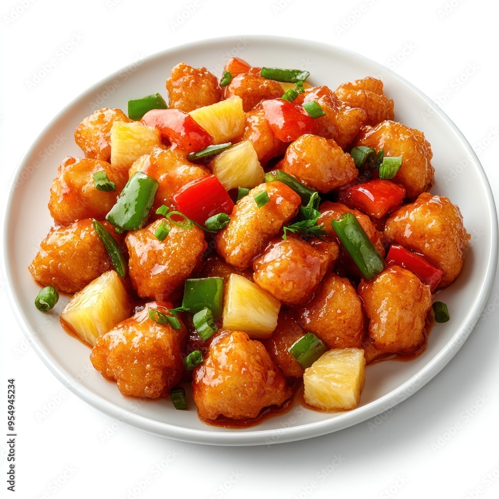 Sweet and Sour Chicken with Pineapple and Bell Peppers Sweet and Sour Chicken with Pineapple and Bell Peppers