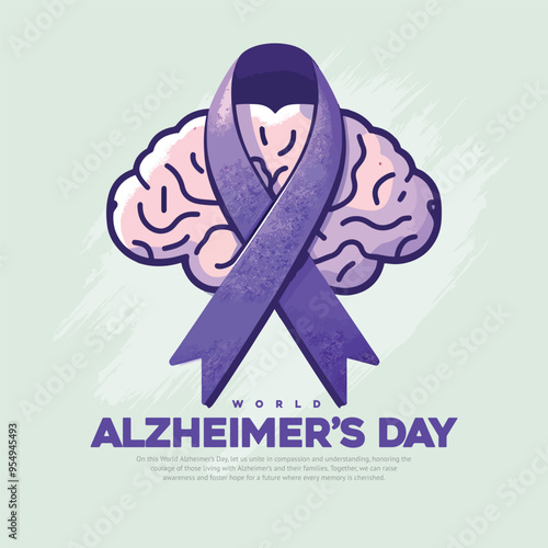 World Alzheimer's Day Social Media Post Banner Template, Alzheimers disease, Alzheimers Support