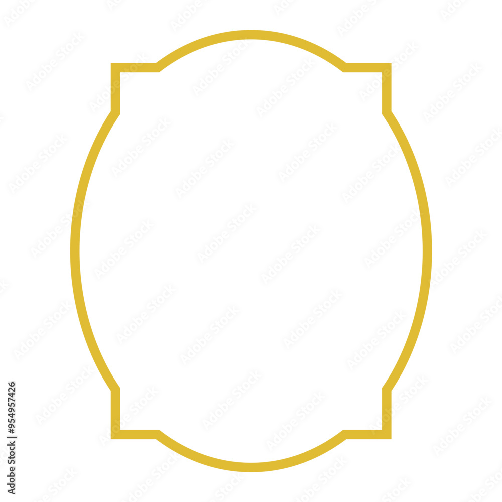 Simple Gold Classic Frame Border Simple Gold Classic Frame Border