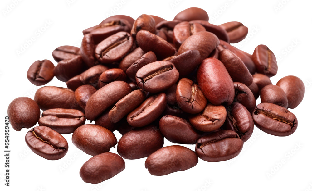 PNG Coffe beans coffee red white background. PNG Coffe beans coffee red white background.
