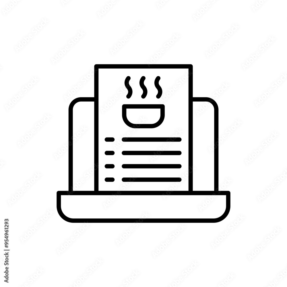 Cooking app outline icons, minimalist vector illustration ,simple transparent graphic element .Isolated on white background Cooking app outline icons, minimalist vector illustration ,simple transparent graphic element .Isolated on white background