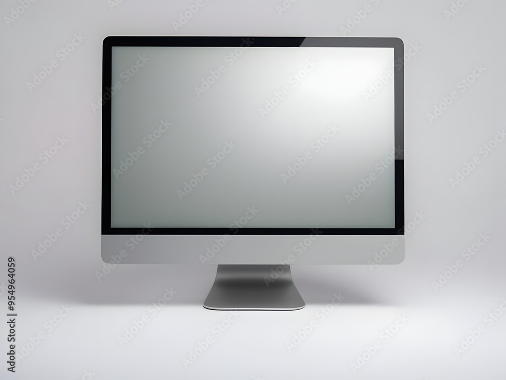 lcd desktop computer monitor flat screen display isolated on white background lcd desktop computer monitor flat screen display isolated on white background